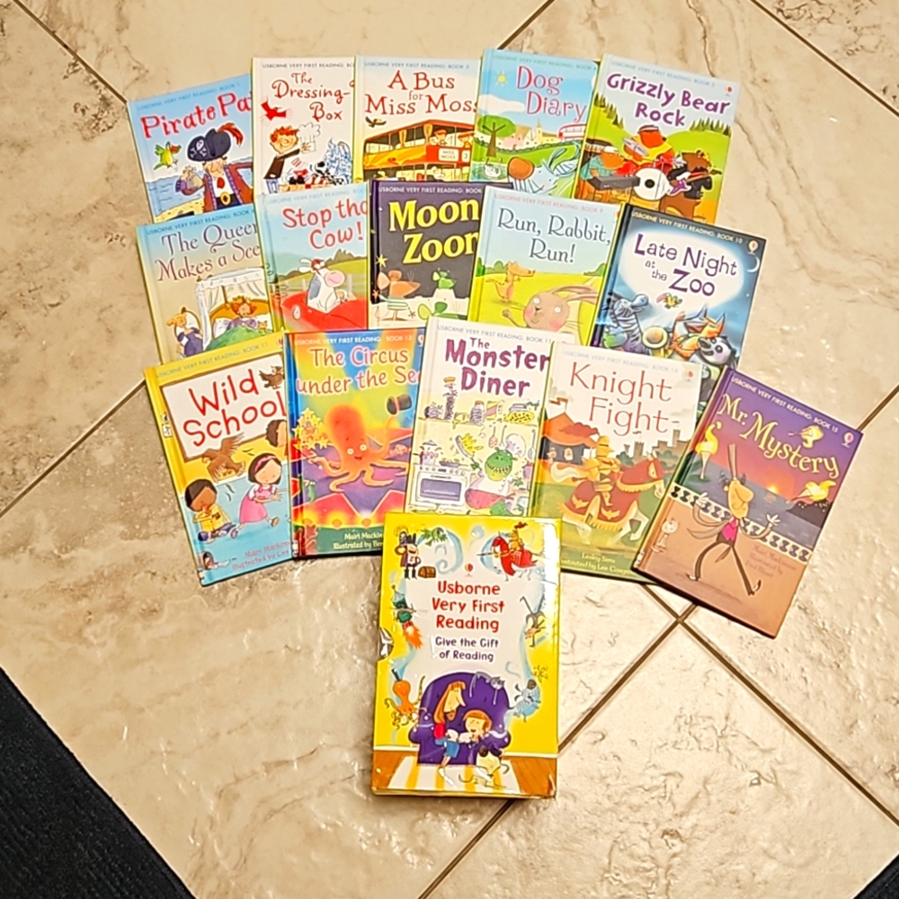 Usborne Very First Reading set